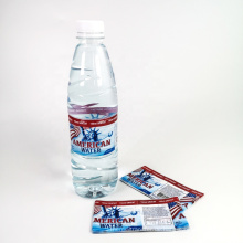 Privates Design hochwertiger Schrumpfhülle -Etikett für Mineralwasserflaschen